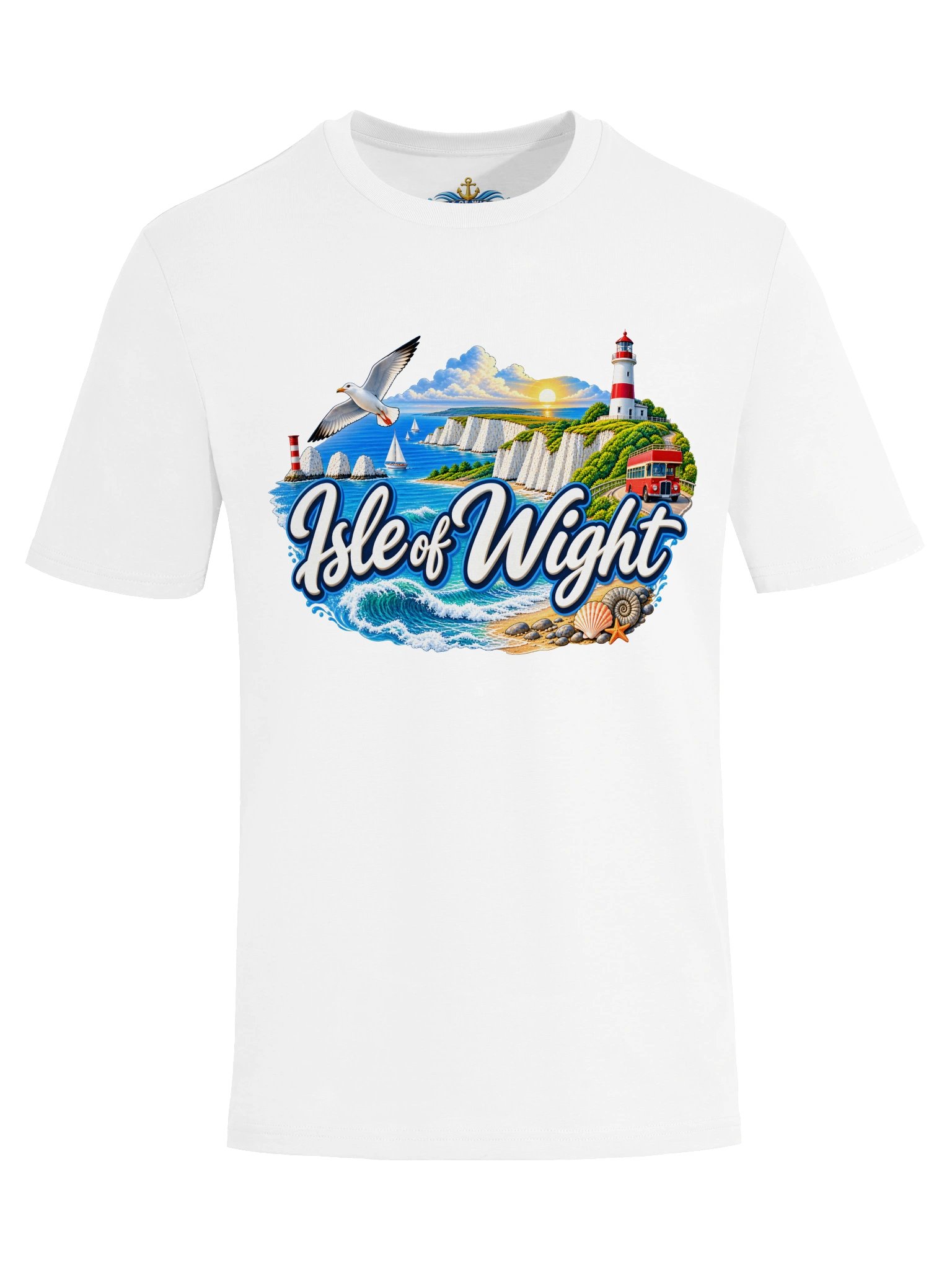 Isle of Wight Scenic Unisex Organic T-Shirt product image (5)