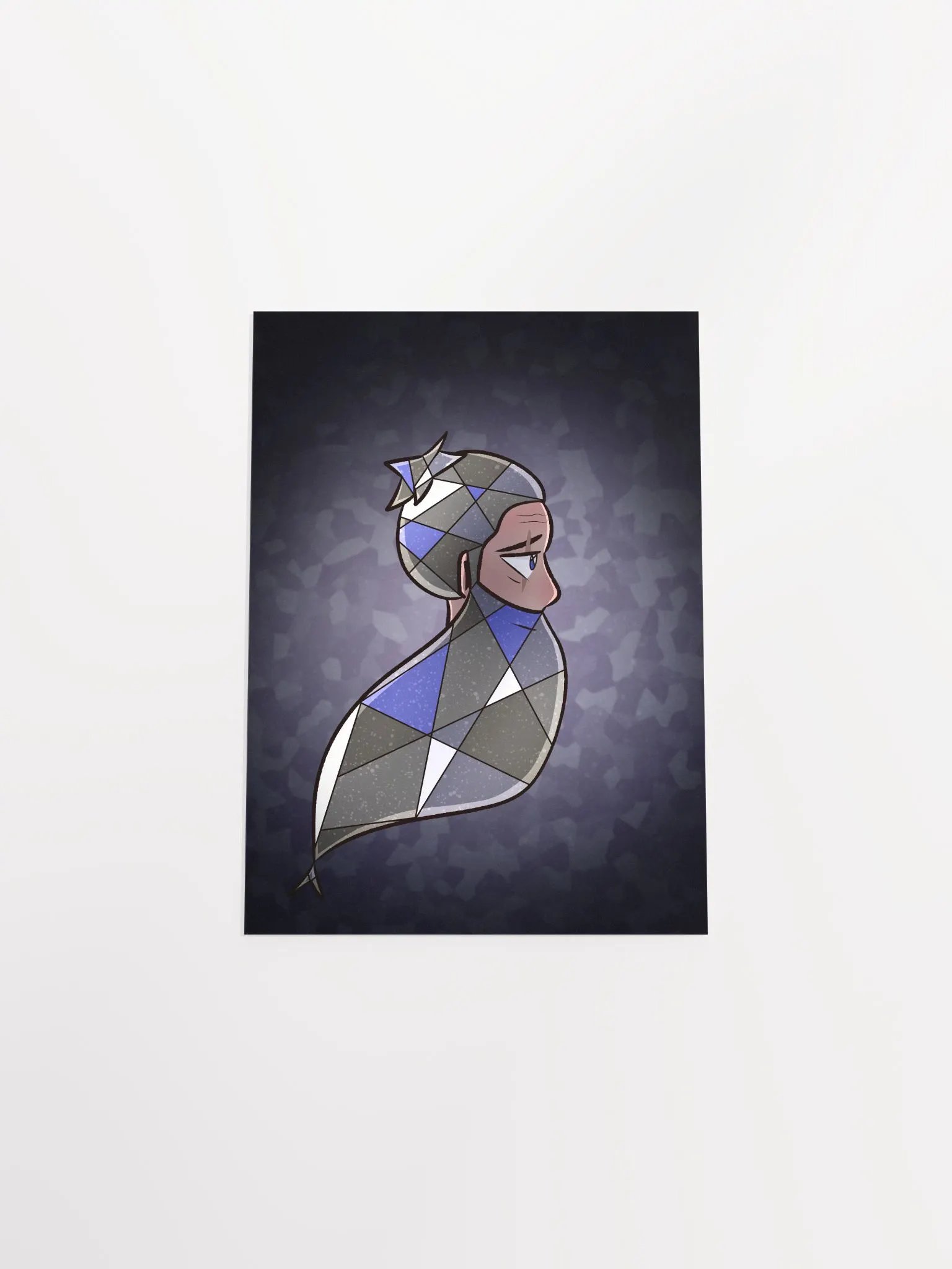 Blackbeard Stained Glass Print product image (4)