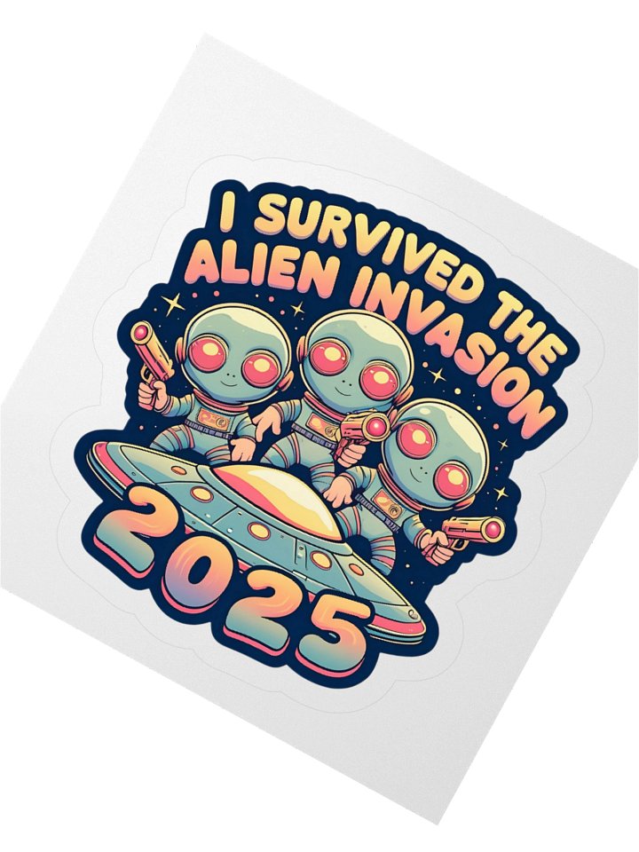 Alien Invasion Survivors Sticker Set product image (5)
