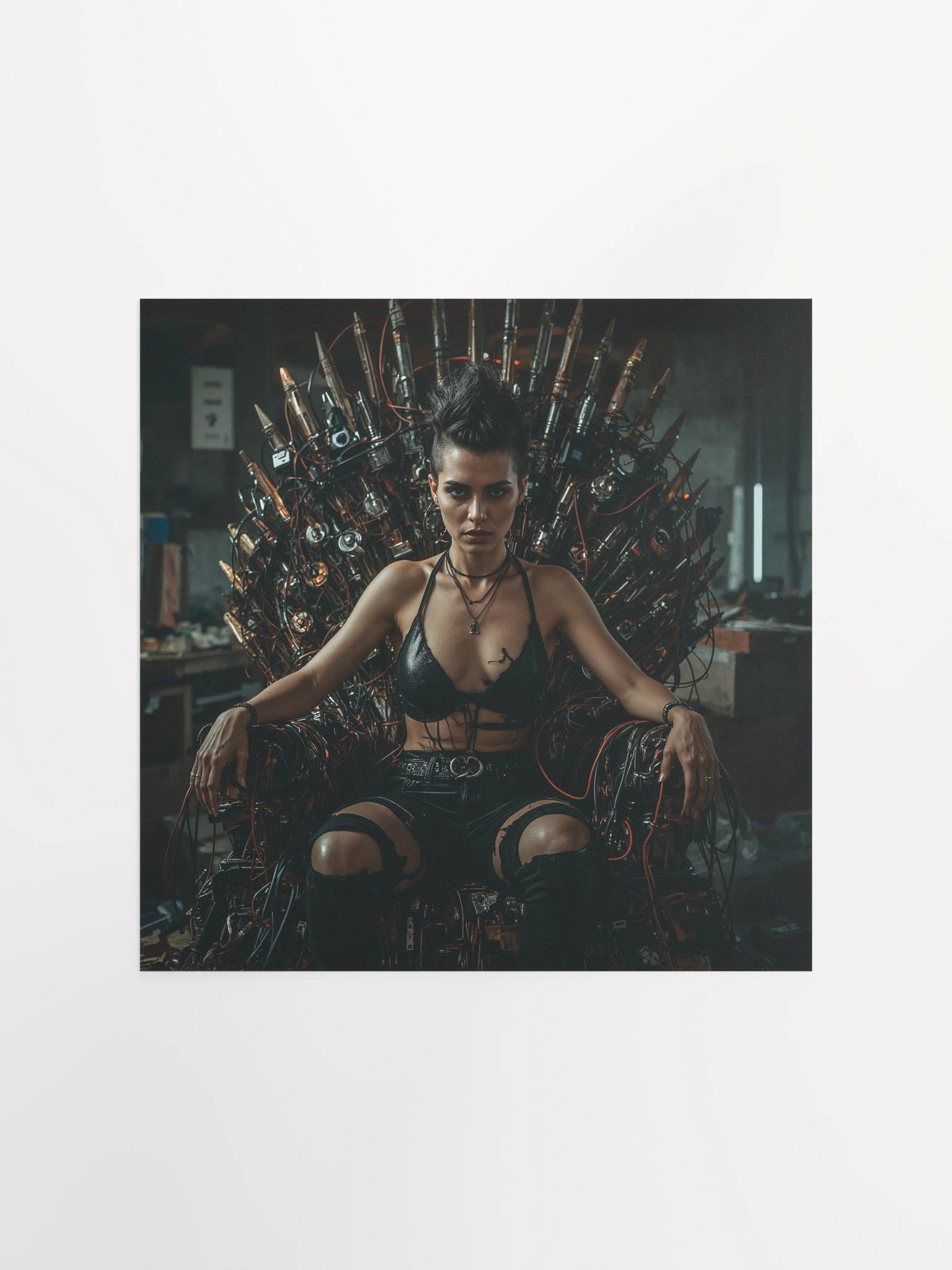 Wired Throne Matte Poster product image (1)
