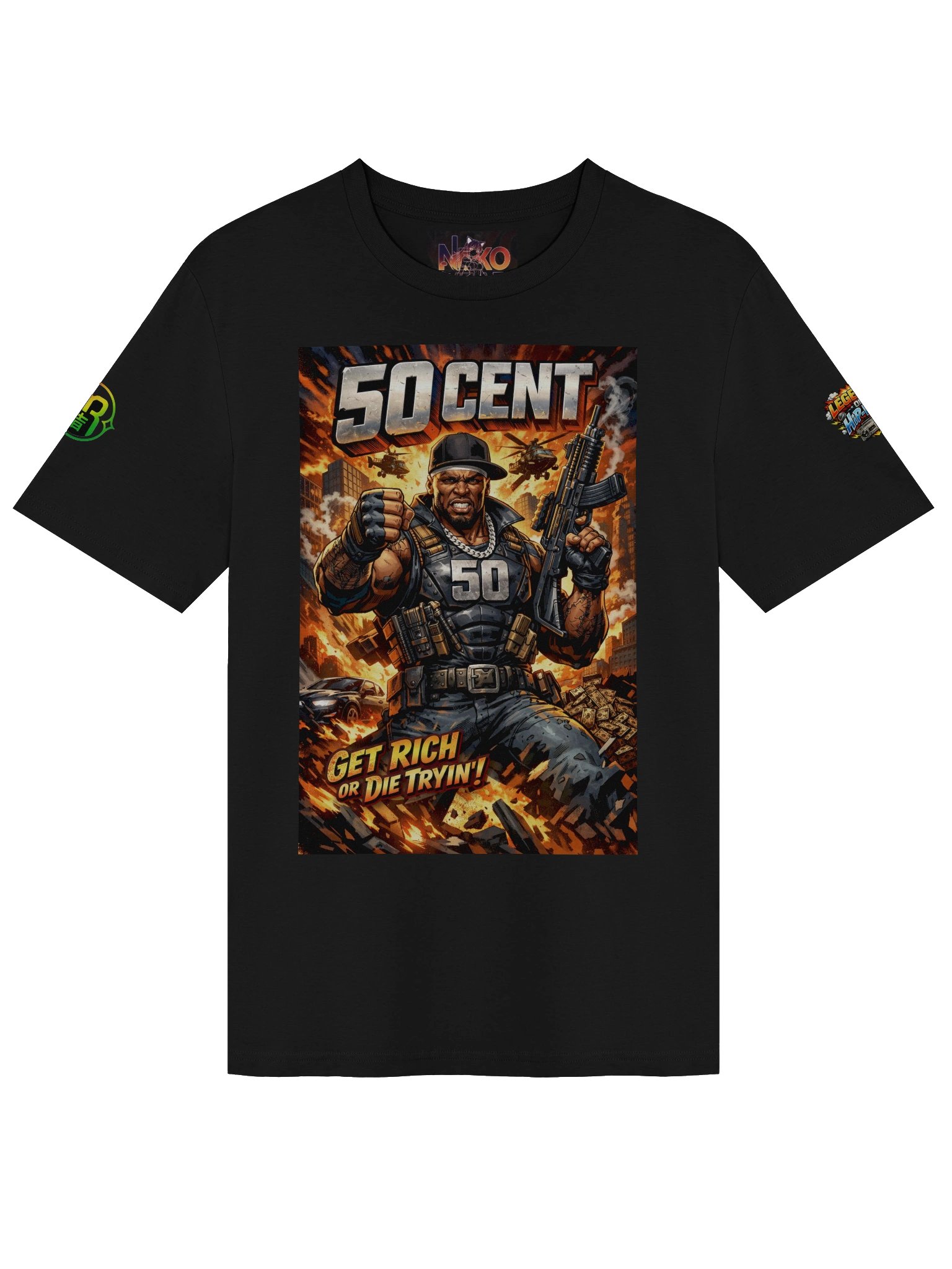 50 Cent — Power, Hustle & Hip-Hop Legacy Graphic T-Shirt product image (1)