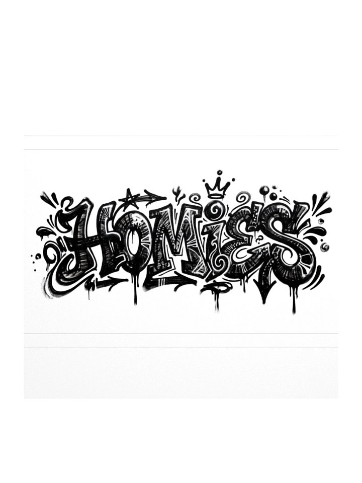 B&W Homies Graffiti Sticker product image (1)