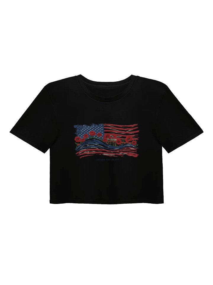 Poppies & Stripes Crop Top product image (2)