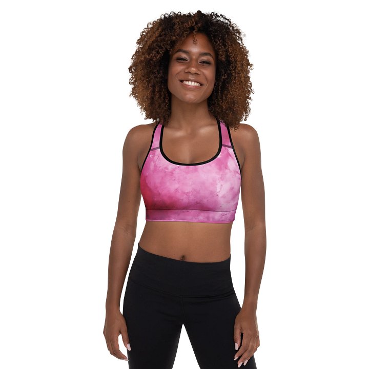 Pink Cloud Women’s Padded Sports Bra product image (1)