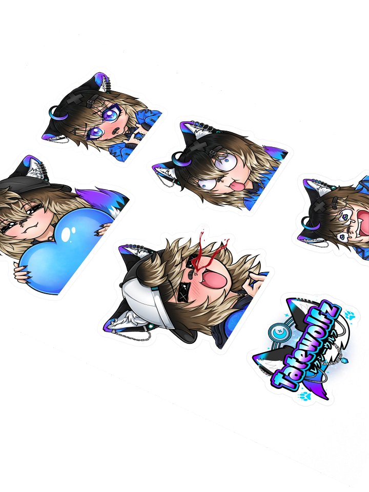 Emote / Logo Sticker Sheet product image (2)