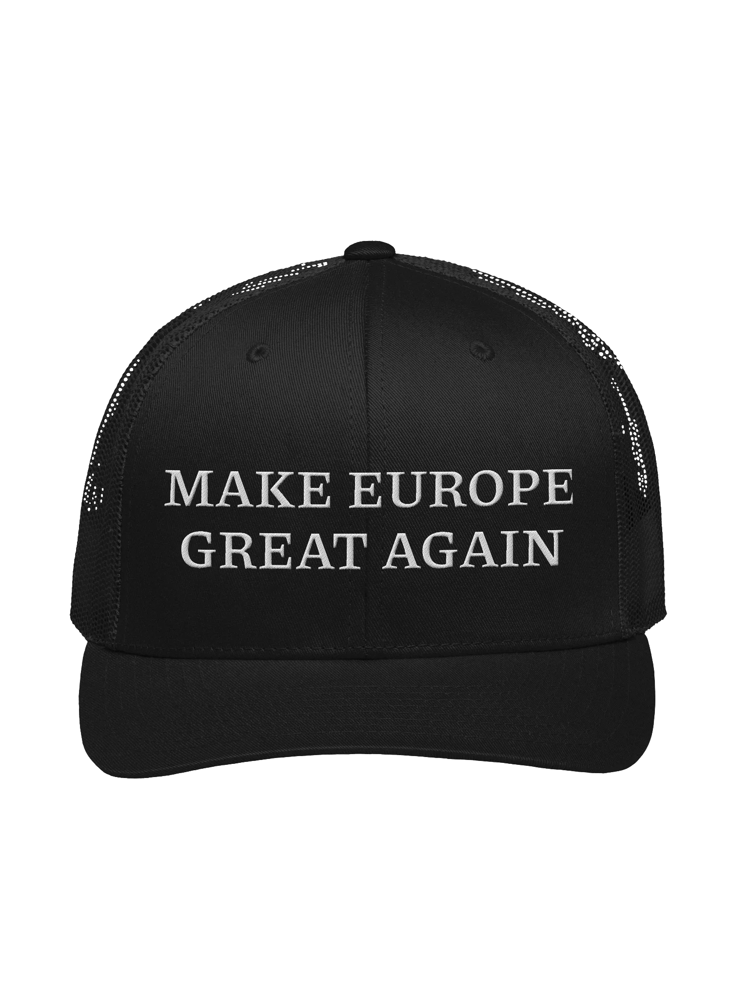 Make Europe Great Again Embroidery Trucker Hat product image (9)