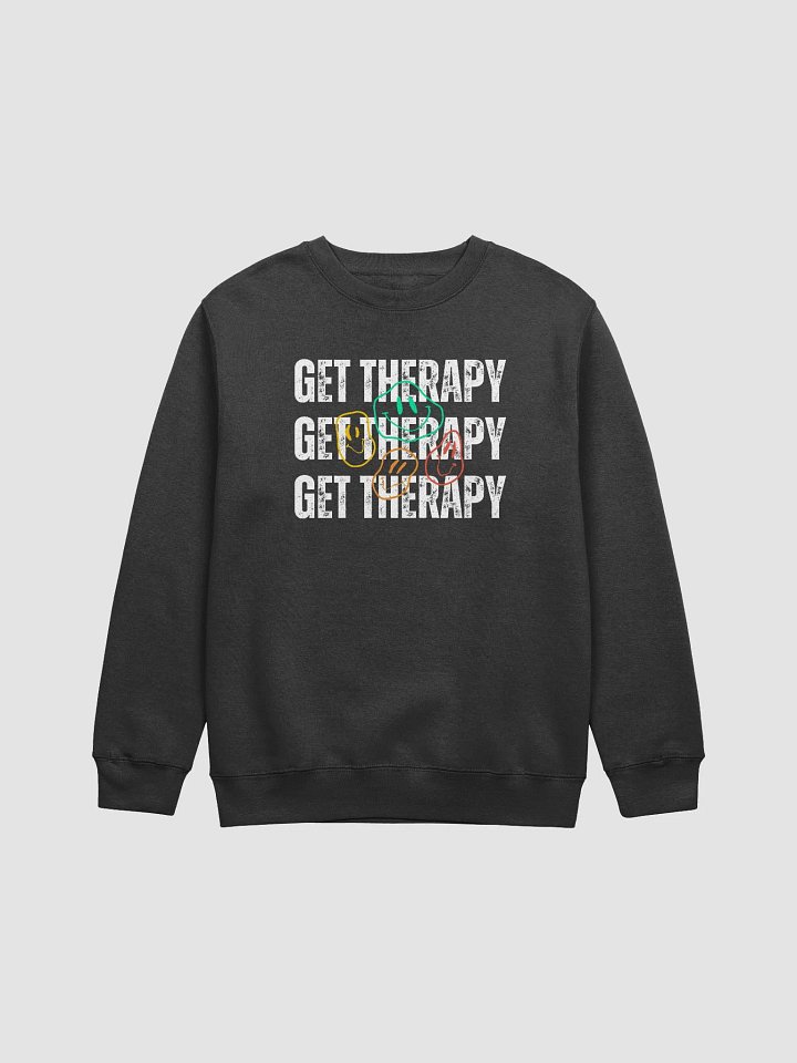 Get Therapy Smiley Faces Premium Crewneck Sweatshirt product image (1)