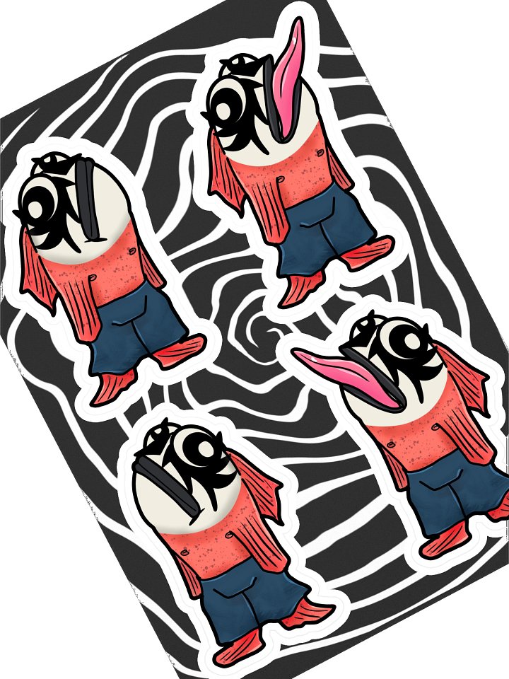 PUPPET STICKER | jean salmons product image (1)