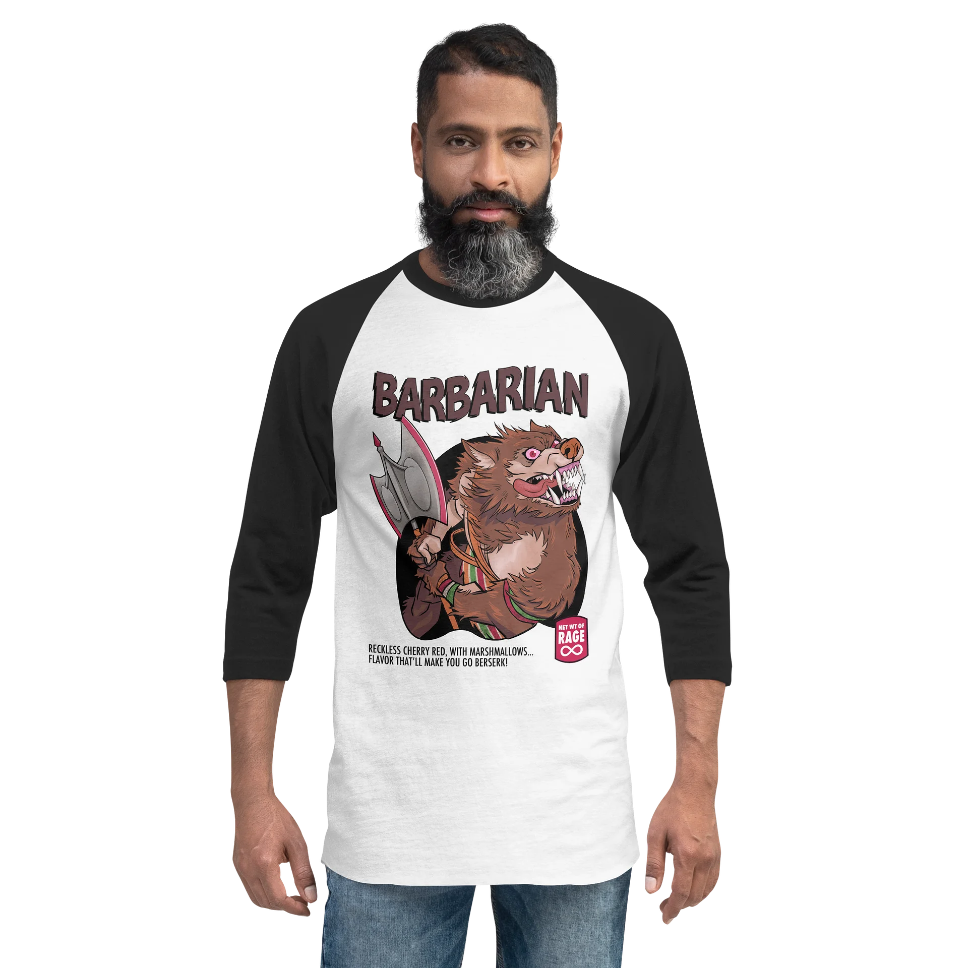 The Fruitarian BARBARIAN raglan product image (2)