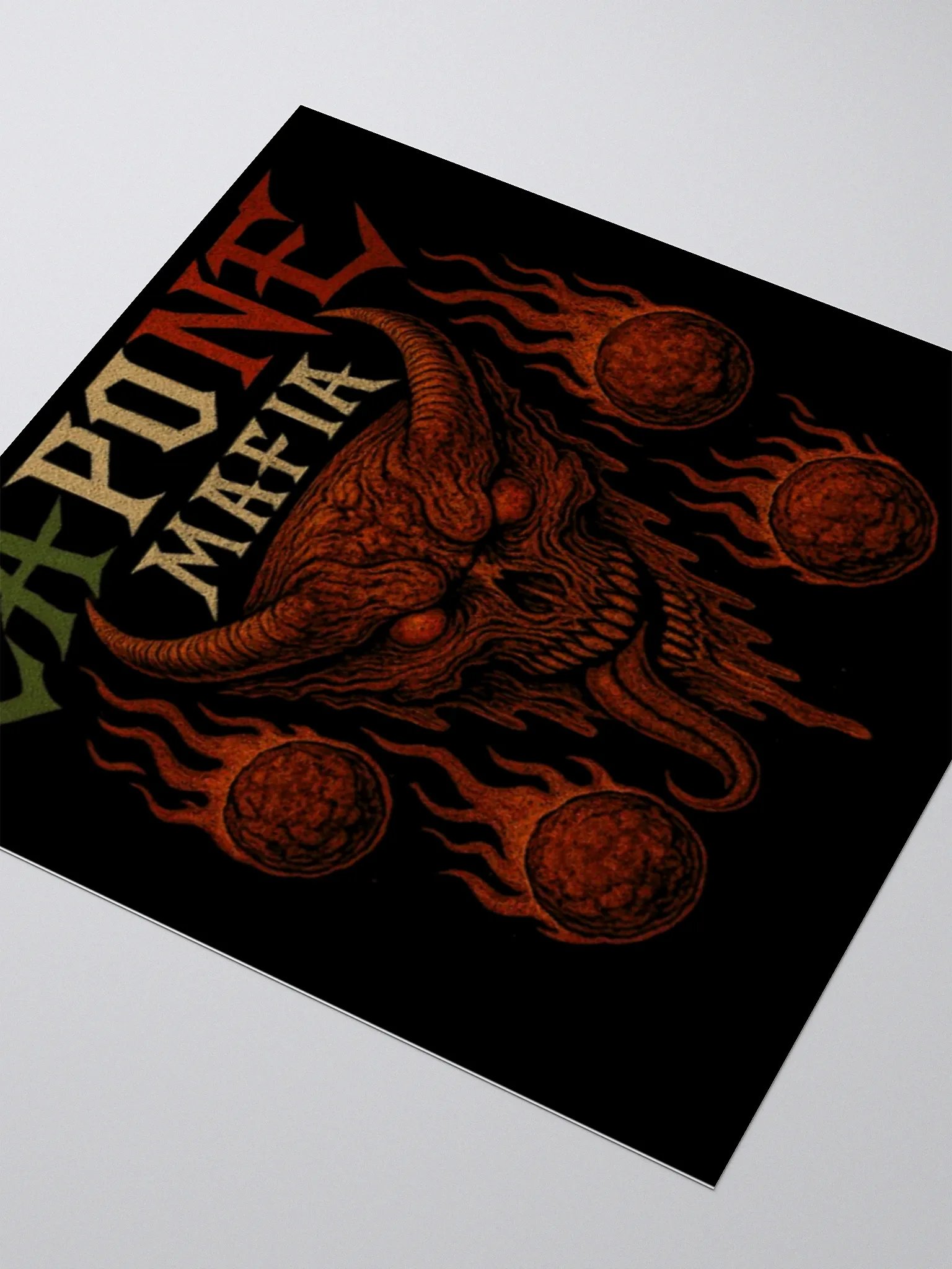 Capone Mafia Metal Sticker product image (8)