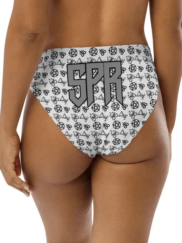Skull Piercing Records High Waist Bikini Bottom product image (2)