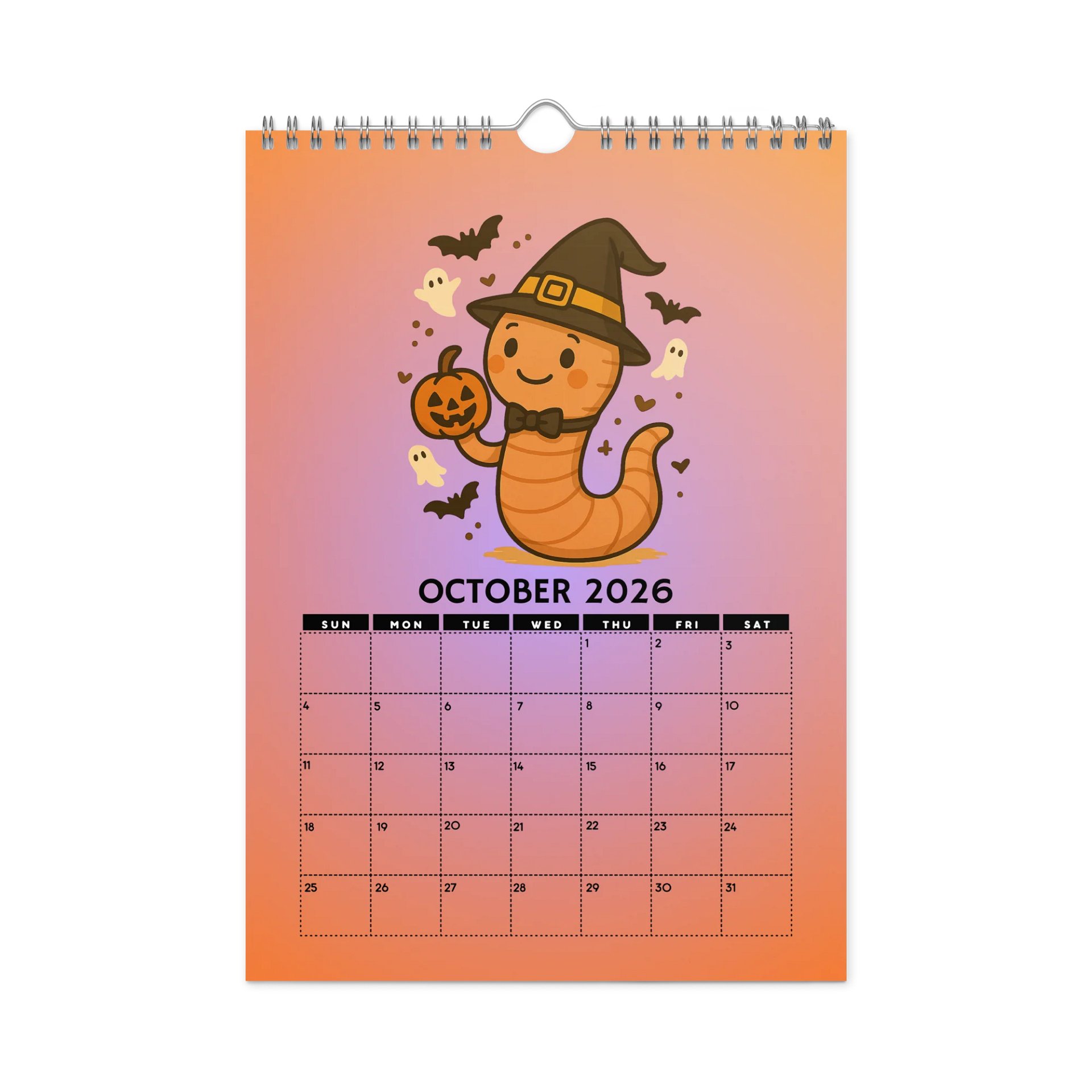 2026 Marcus the Worm Wall Calendar product image (12)