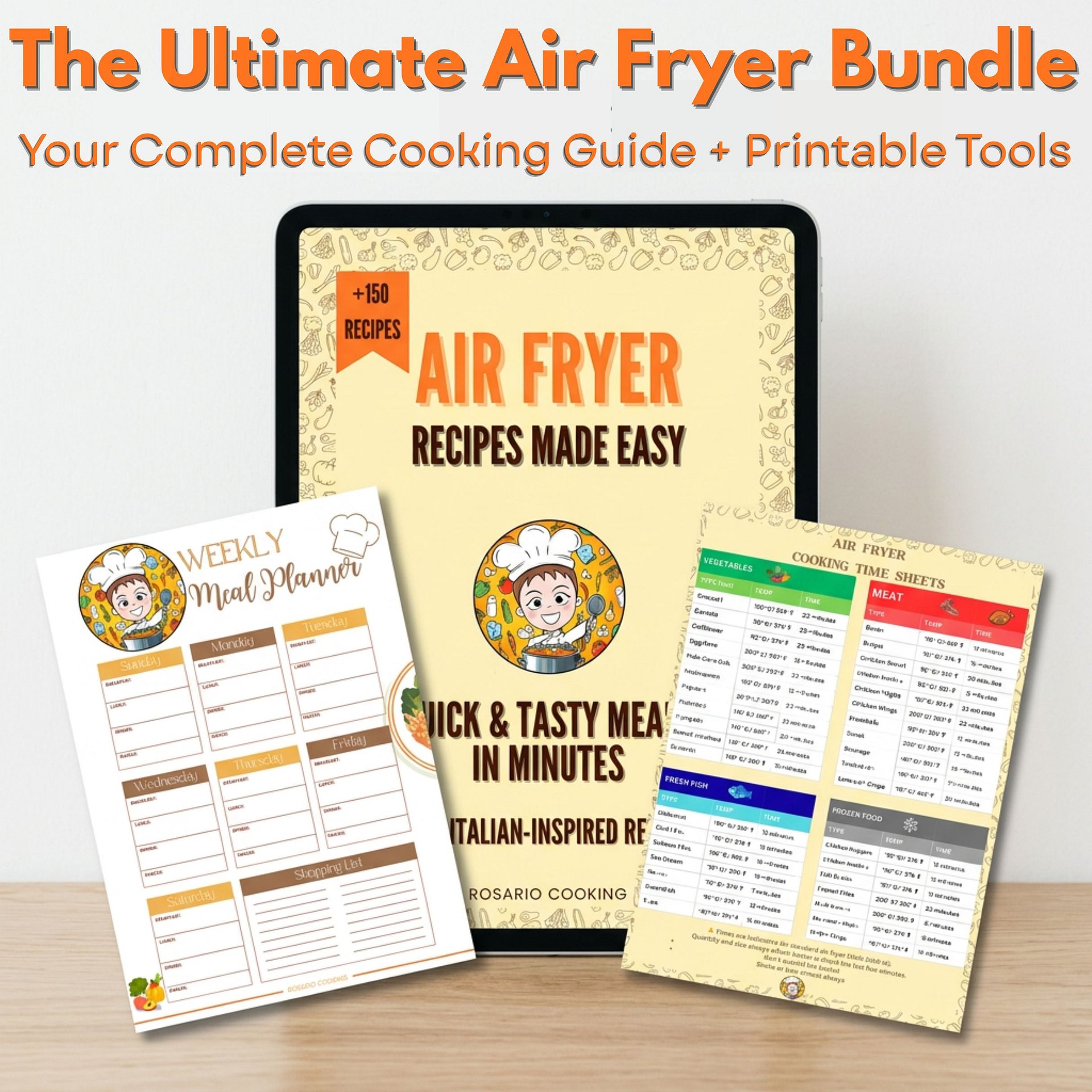 Rosario's Simple Air Fryer Cooking Guide Bundle (DIGITAL) product image (1)