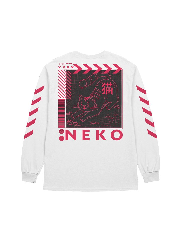 Neko Red and White Long Sleeve product image (2)