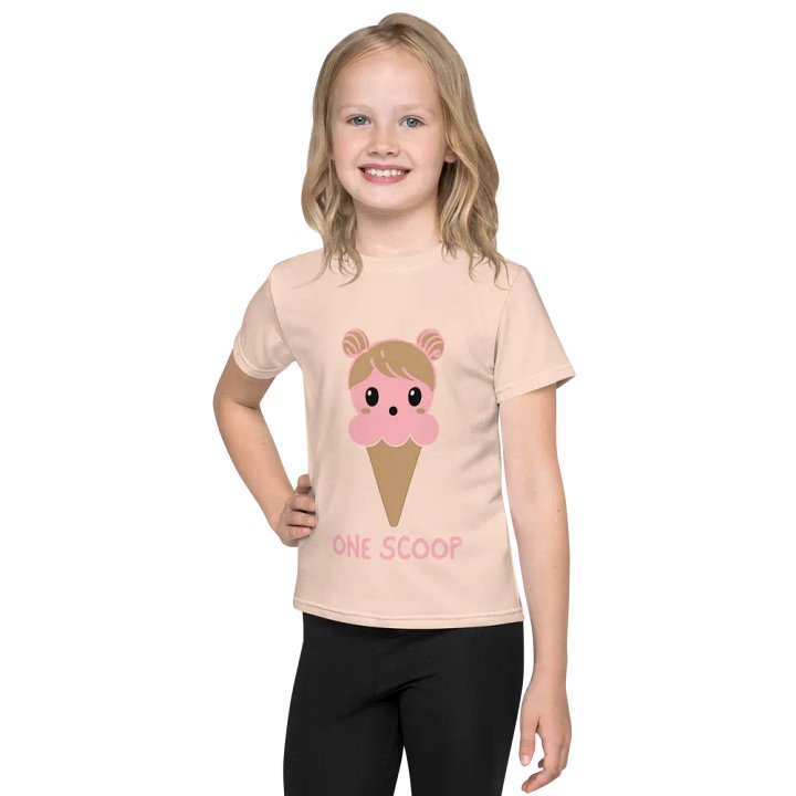 Cute Ice Cream Character Kids T-Shirt product image (1)