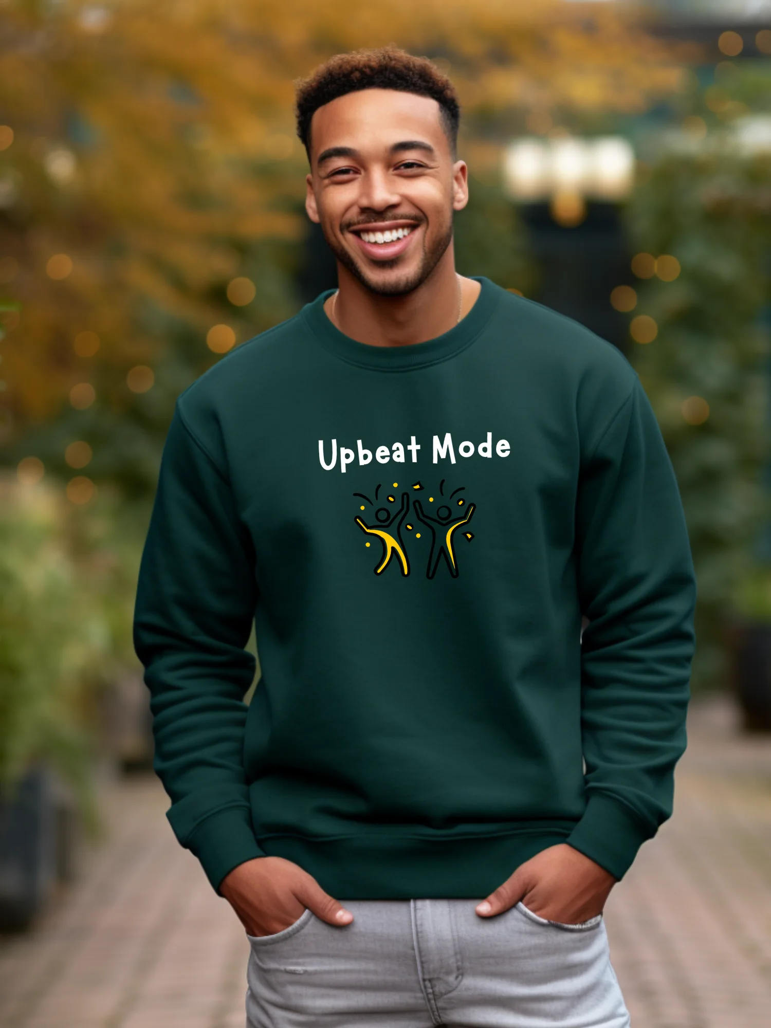 "Upbeat Mode" My Vibe Crewneck Sweatshirt #2 product image (2)