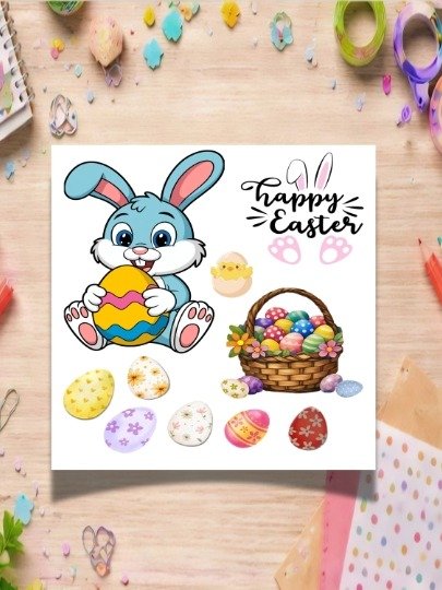 Easter Sticker Bundle – 4 Cute Easter Sticker Sheets (Save $6) product image (6)