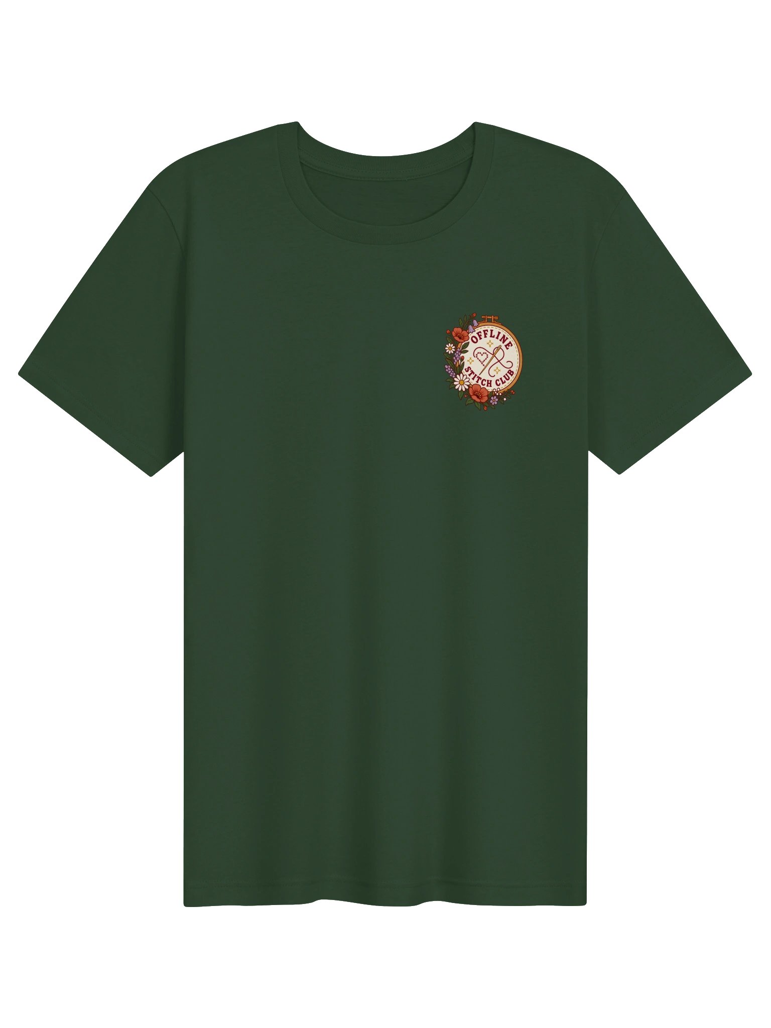 Offline Stitch Club T-Shirt – Modern Embroidery Lover Gift product image (11)