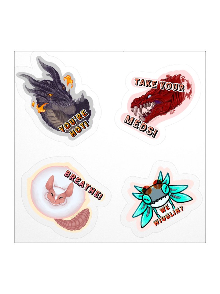 Agressively supportive Monsters |Sticker Sheet| product image (1)