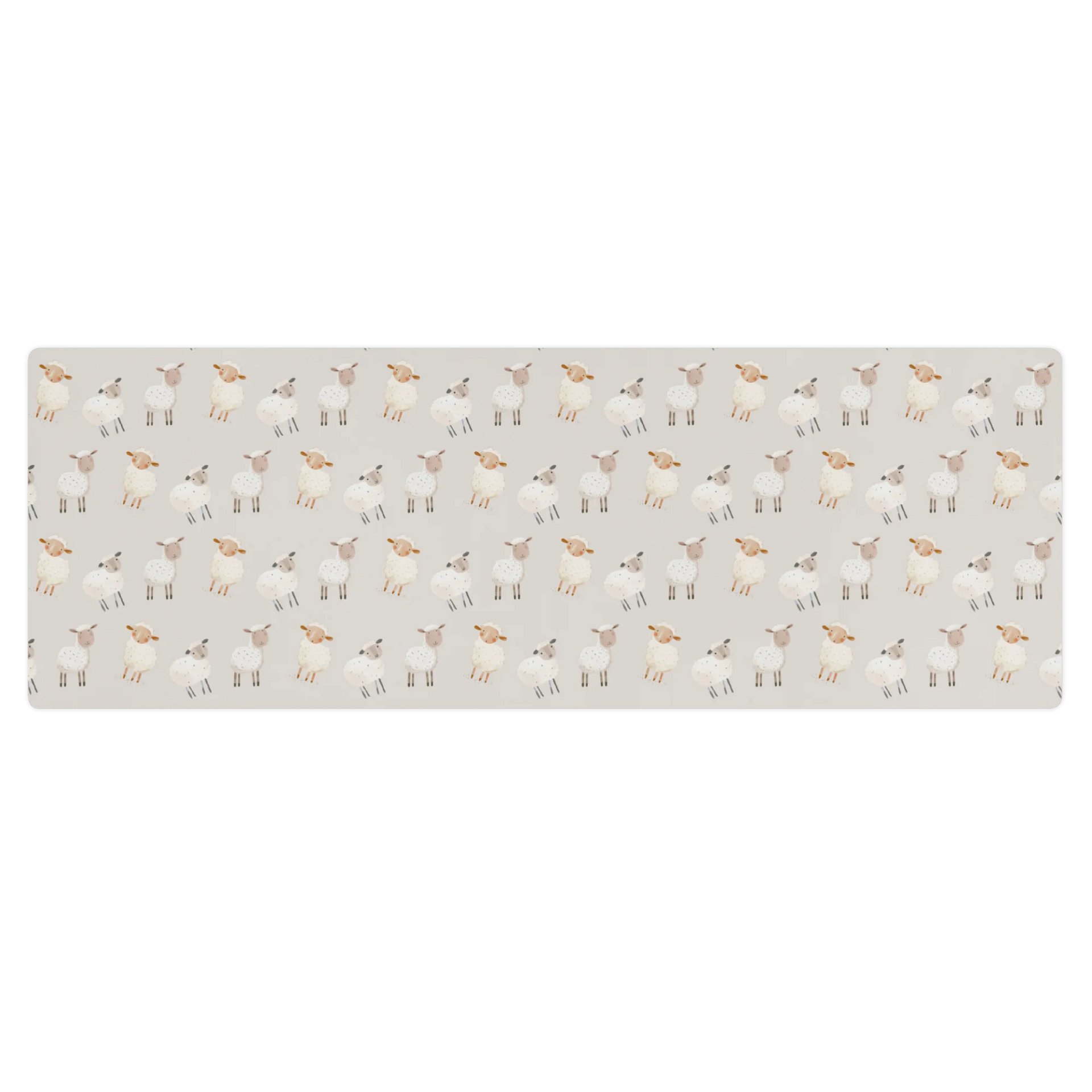 Sheep Pattern Yoga Mat by Treasure Pie product image (1)