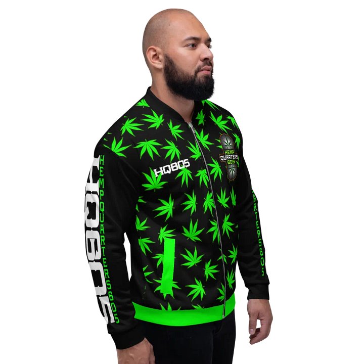 HempQuartes Neon Green Zip Up Jacket product image (2)