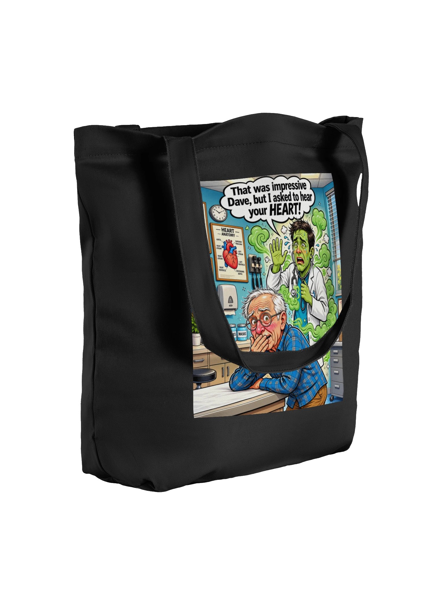 1 Earth Prints Hear Your Heart Dave Eco Tote Bag product image (7)