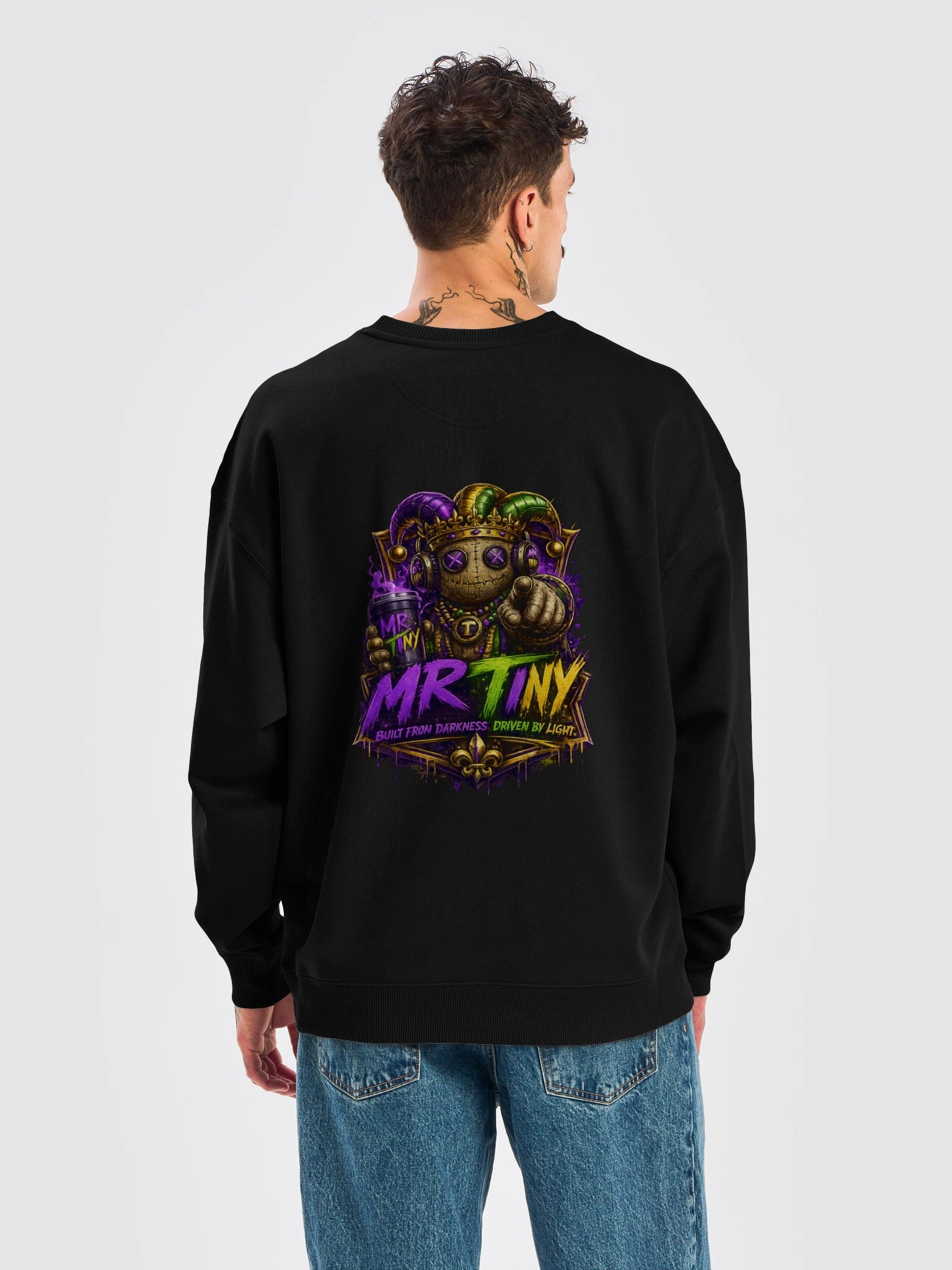 ⚜️ MR TINY "Built From Darkness. Driven By Light." Premium Sweatshirt ⚜️ product image (6)