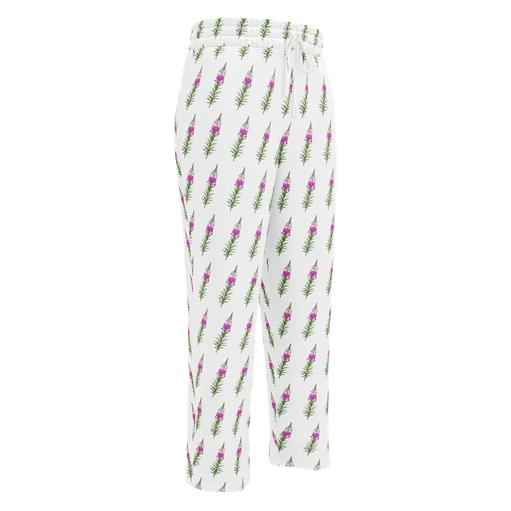 "FIREWEED" ALL-OVER PATTERNED WIDE LEG JOGGERS product image (1)