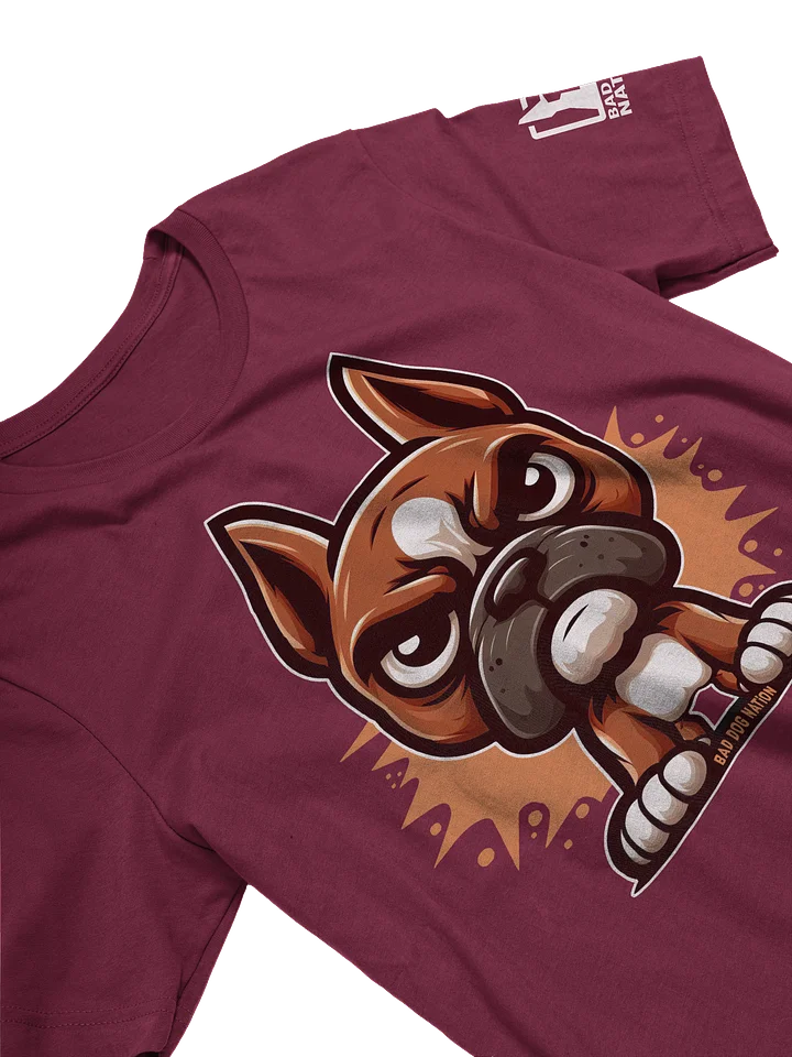 Boxer Angry Pup - Premium Unisex T-shirt product image (2)