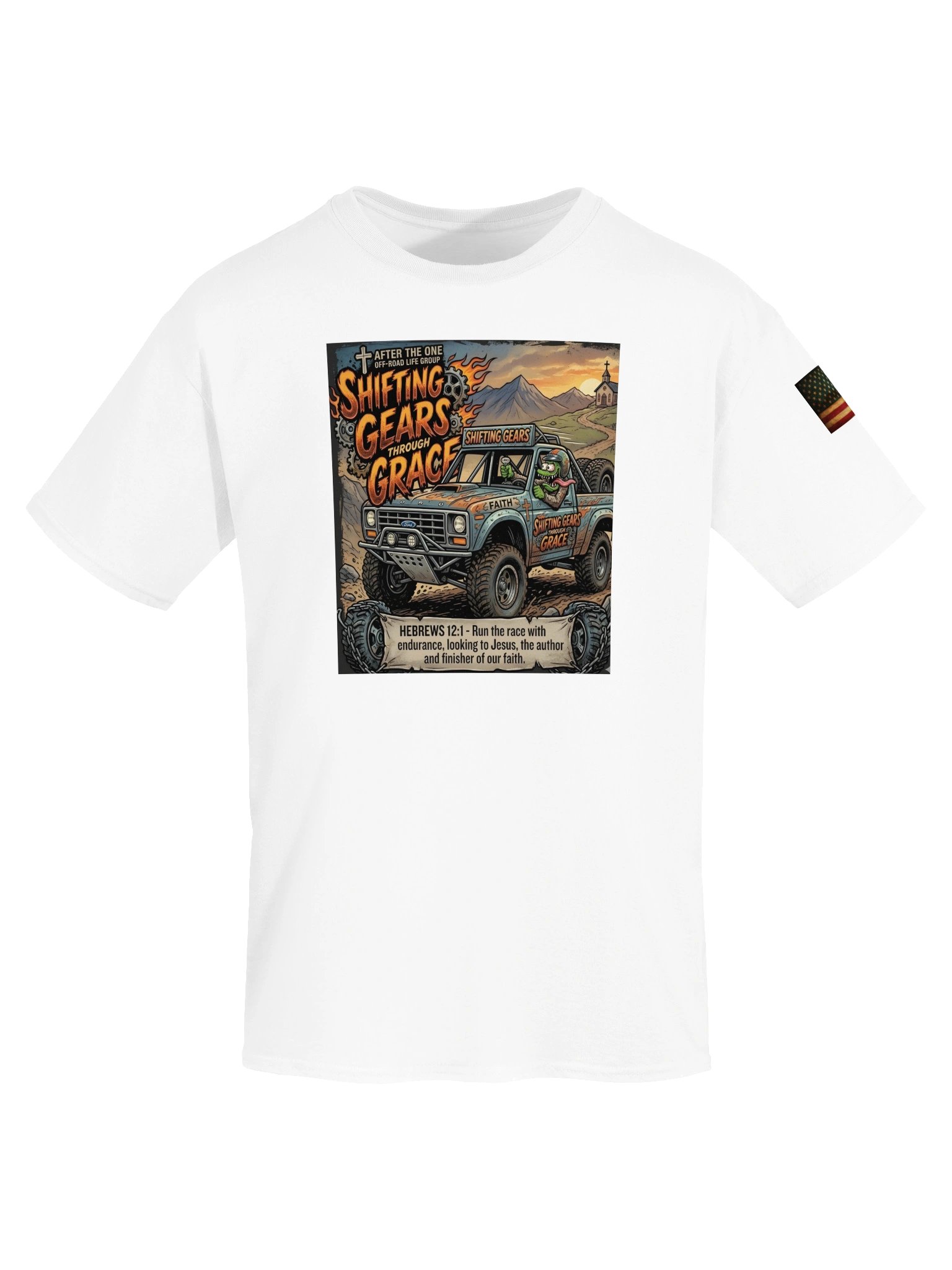 Shifting Gears through God's Grace Life Group Shirt product image (5)