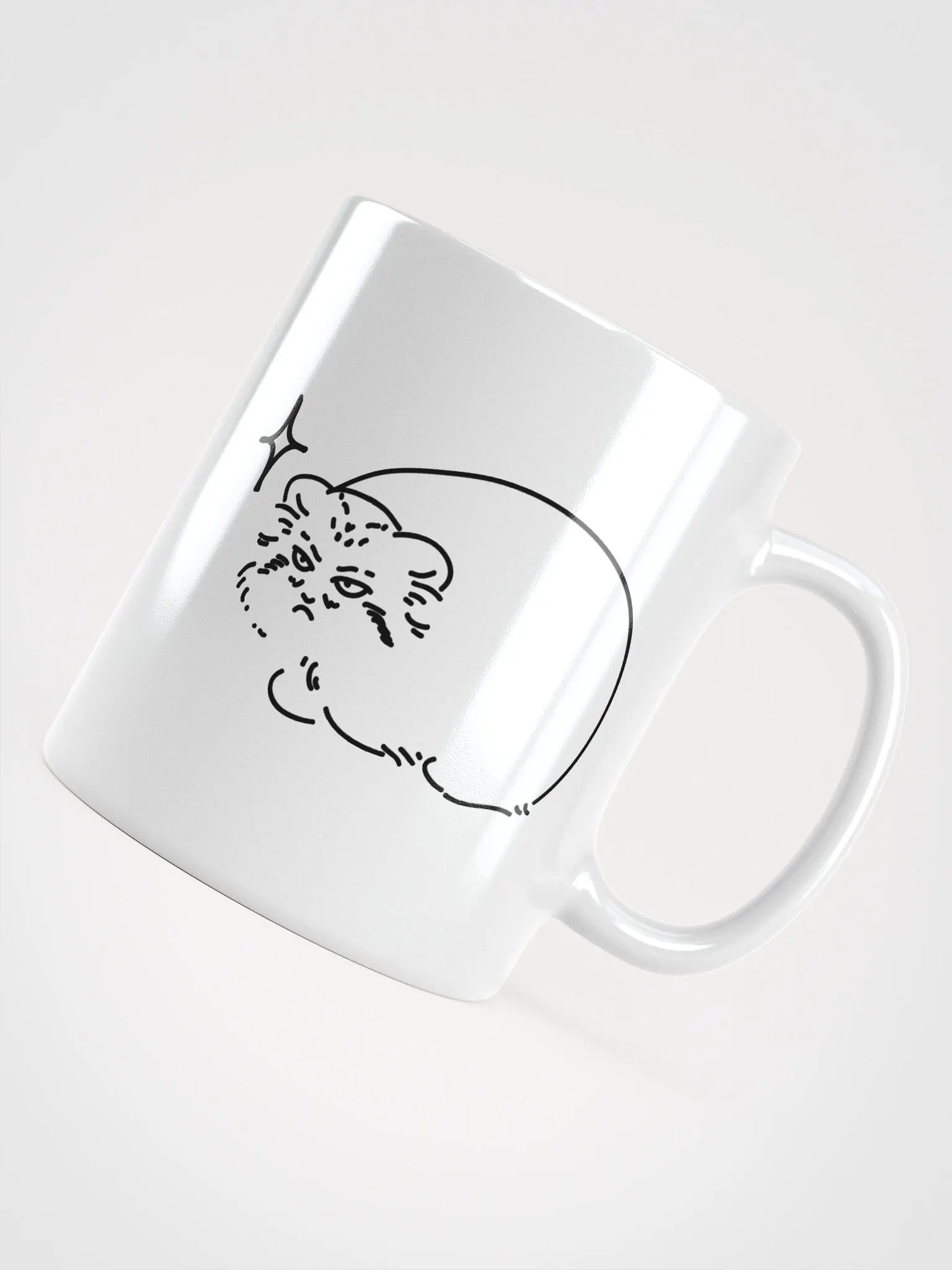 Grumpy Manul - White Mug product image (11)