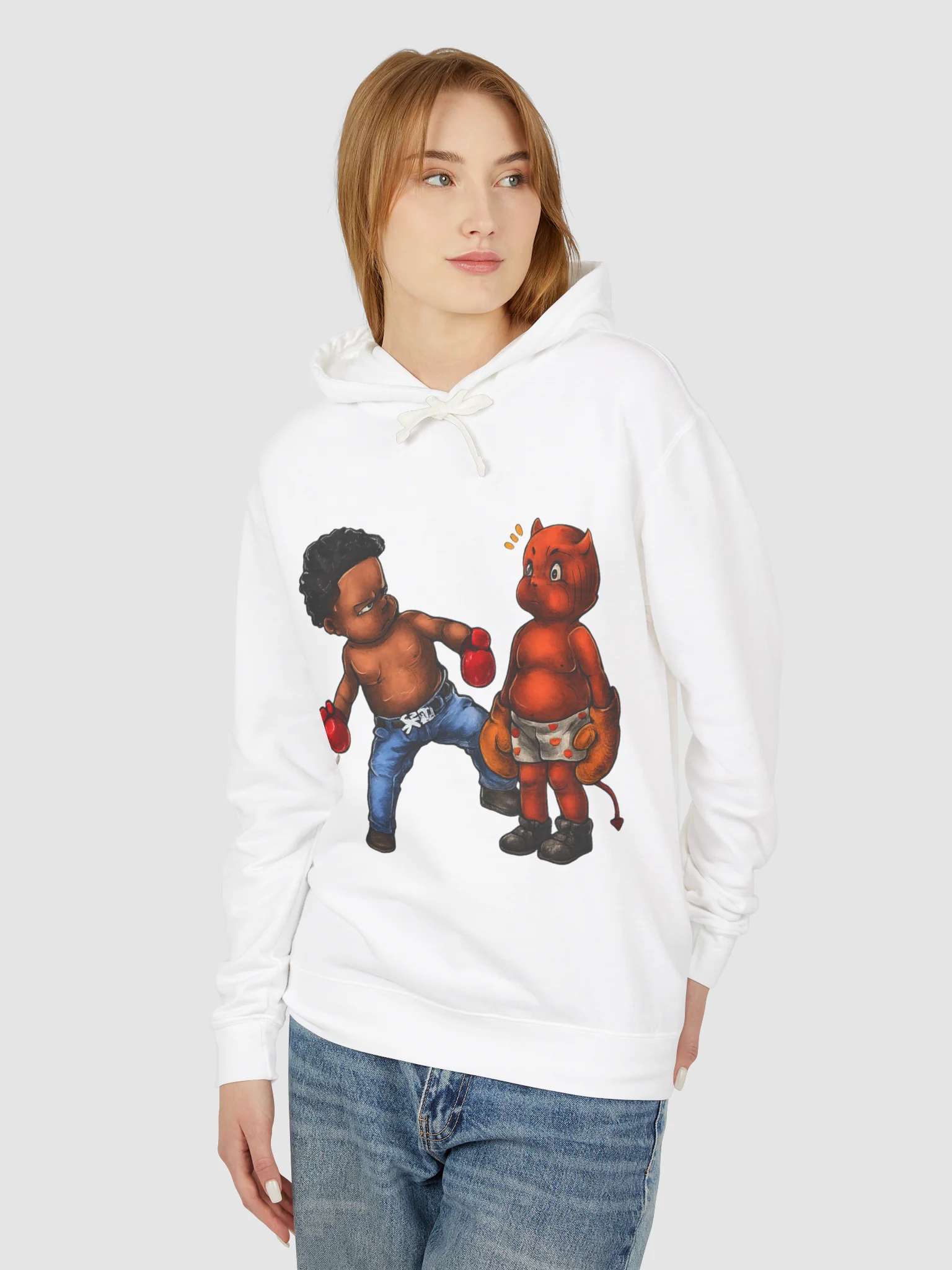 Punch the Devil Hoodie product image (2)