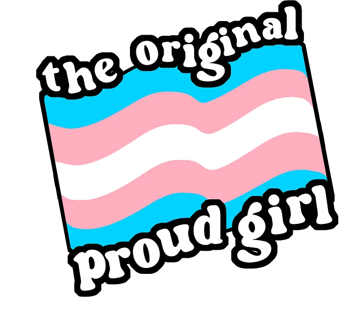 The OG Proud Boy, Trans Flag Sticker product image (1)