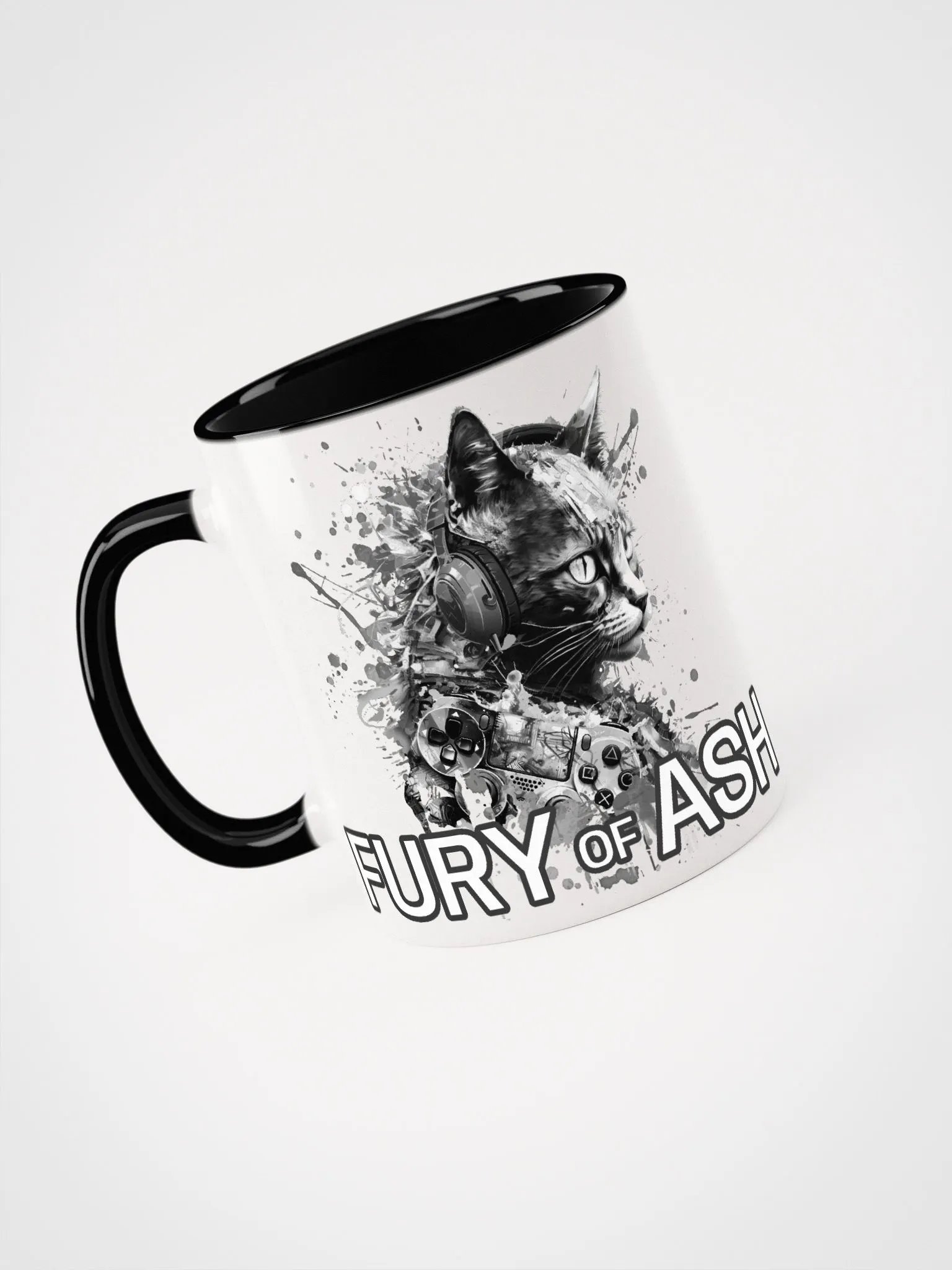 Gamer Cat Mug (Customizable) product image (1)