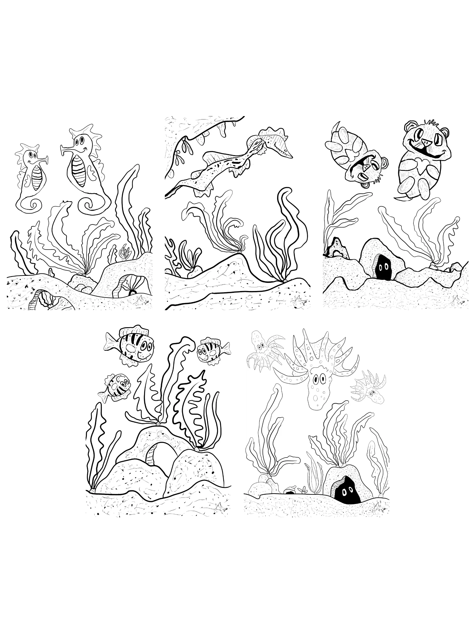 TSStechAngel's World - Coloring Page Bundle 5 product image (1)