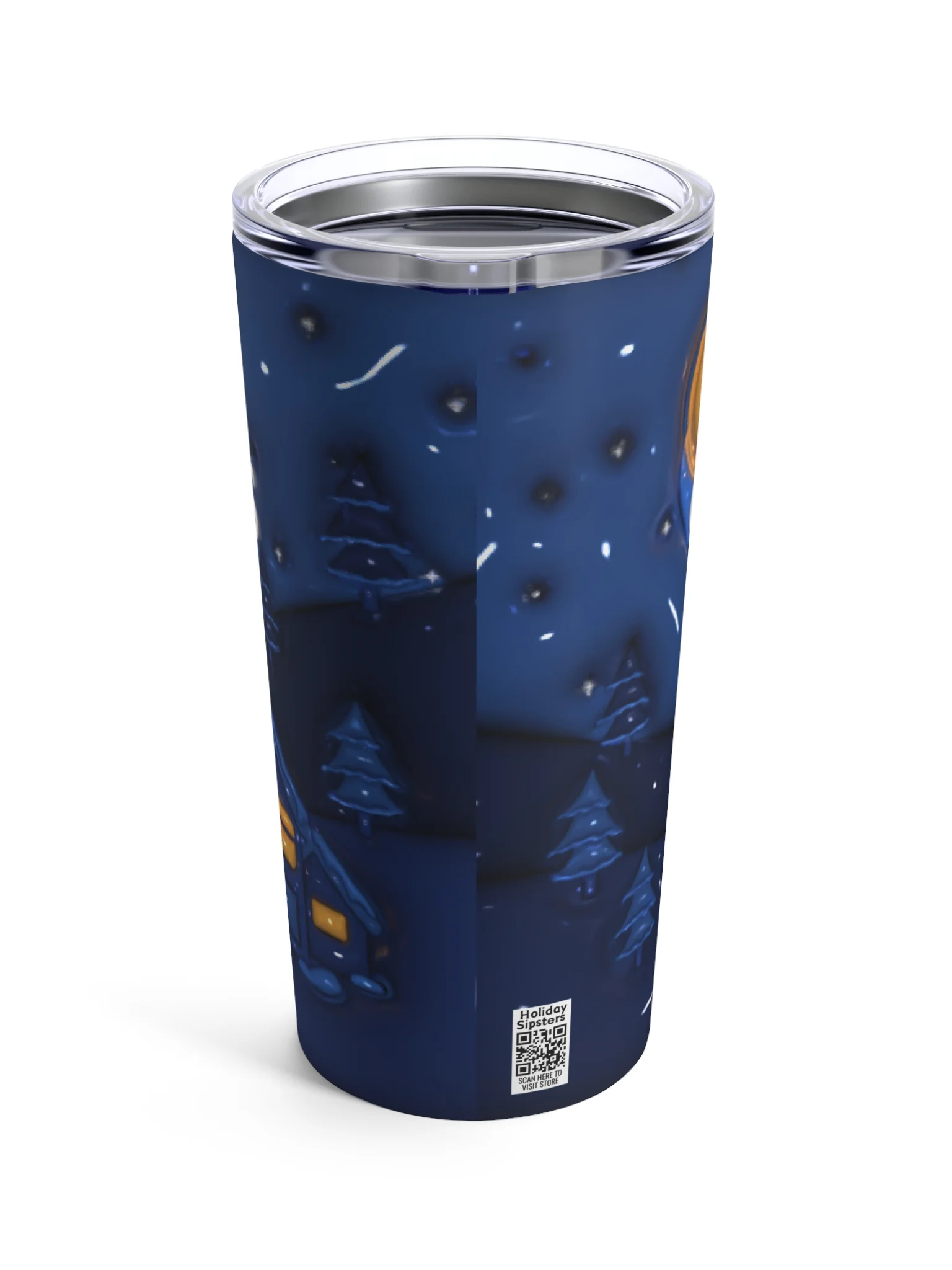 Christmas Night Sky Stainless Steel Tumbler product image (3)