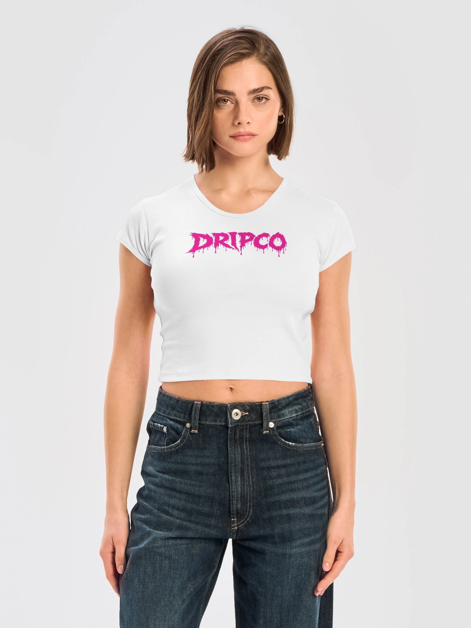 DRIPCO Pink Graffiti Baby Tee product image (13)
