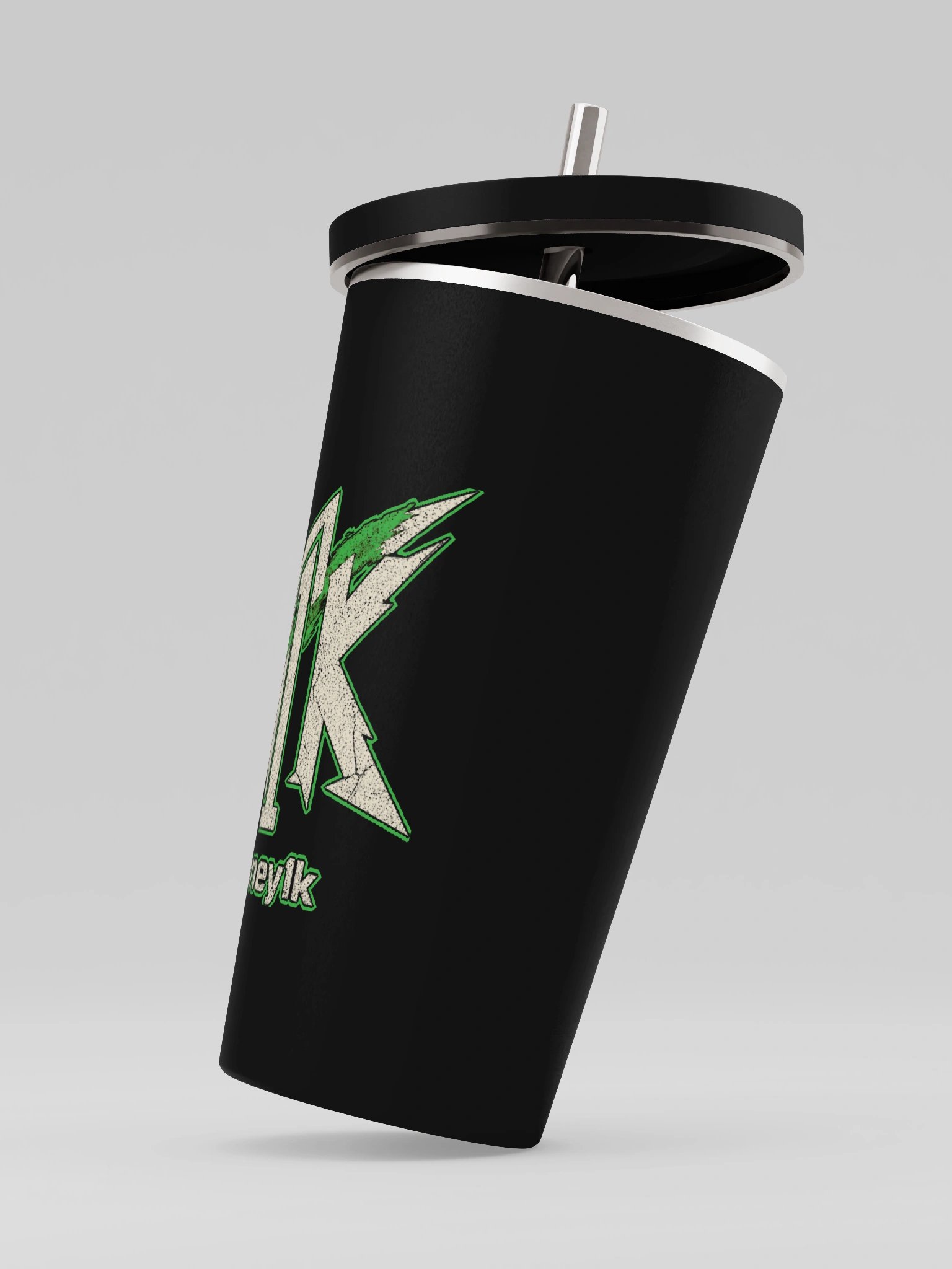 BM1K Signature Logo Insulated Tumbler with Straw — First Edition product image (9)