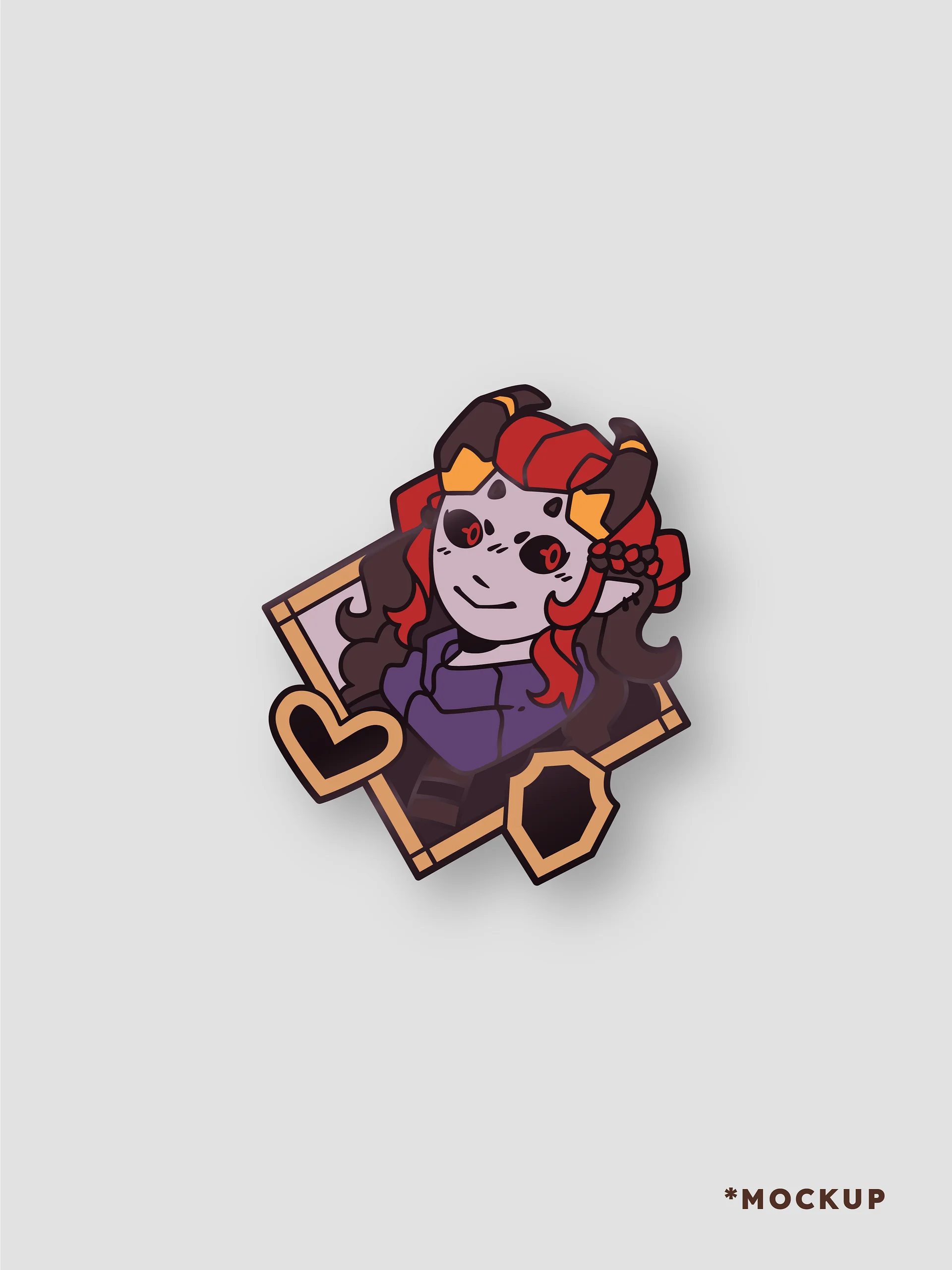 *PREORDER* Ruby Nyx - Hard Enamel Pin product image (2)