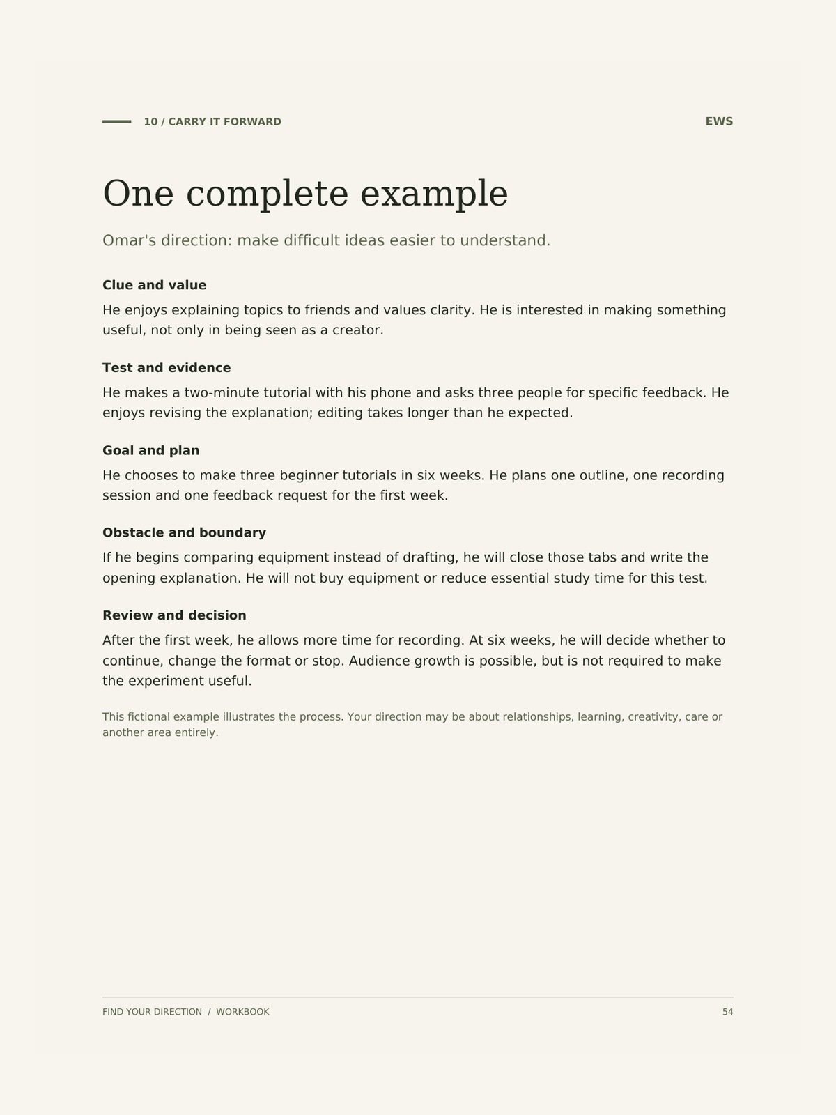 Find Your Direction: Purpose & Goals Practical E-Workbook product image (4)