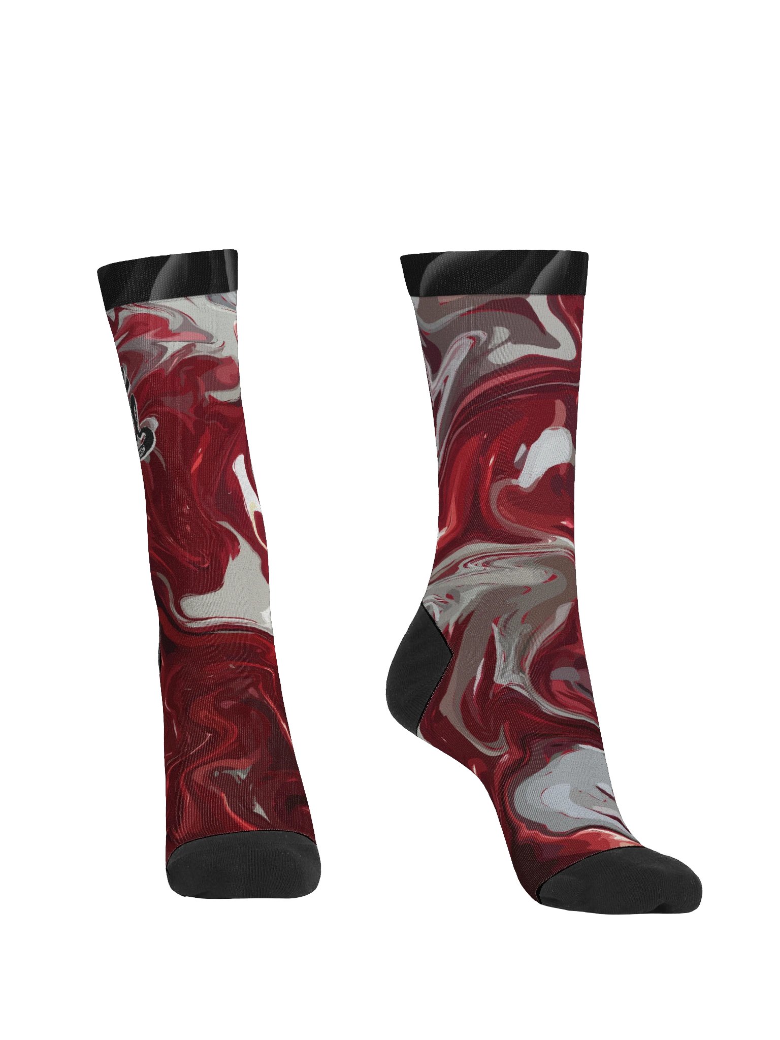 L2A Red Ink Crew Socks product image (4)