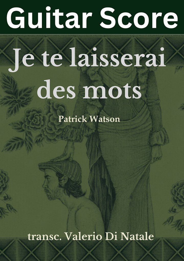 Je te laisserai des mots by Patrick Watson product image (1)