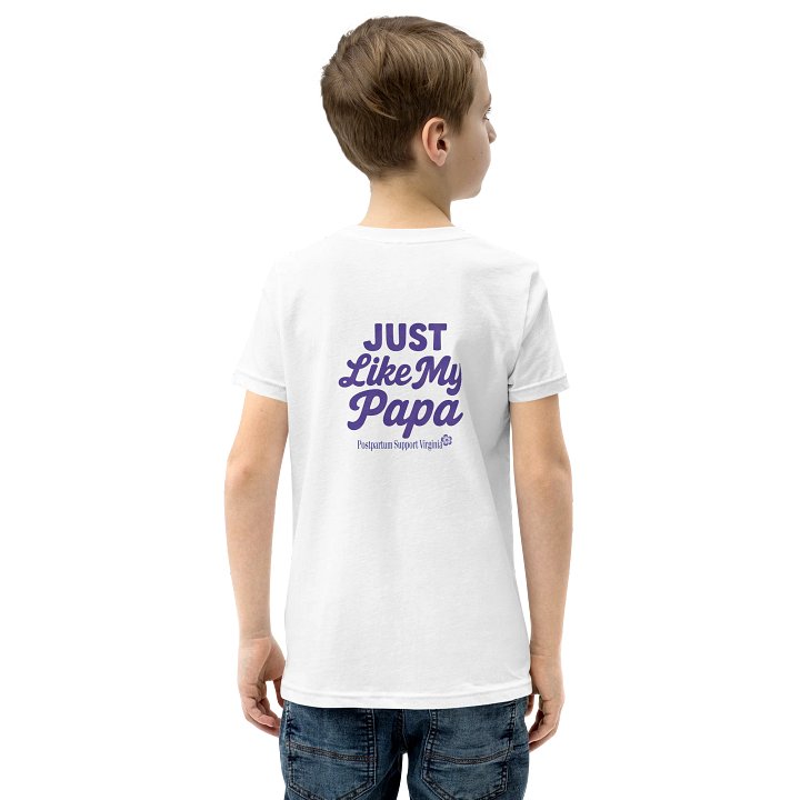 Just Like My Papa Youth Tshirt product image (2)