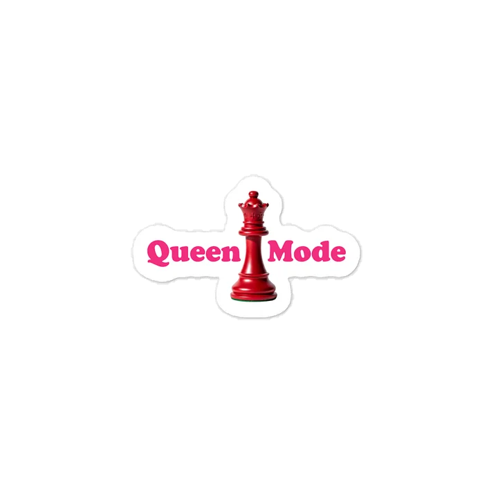 "Queen Mode" Chess Piece Kiss-Cut Vinyl Decal product image (1)