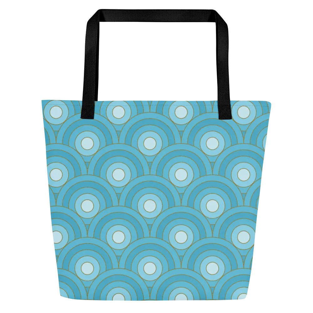 Beautiful Retro Bullseye Pattern All Over Print Tote product image (1)