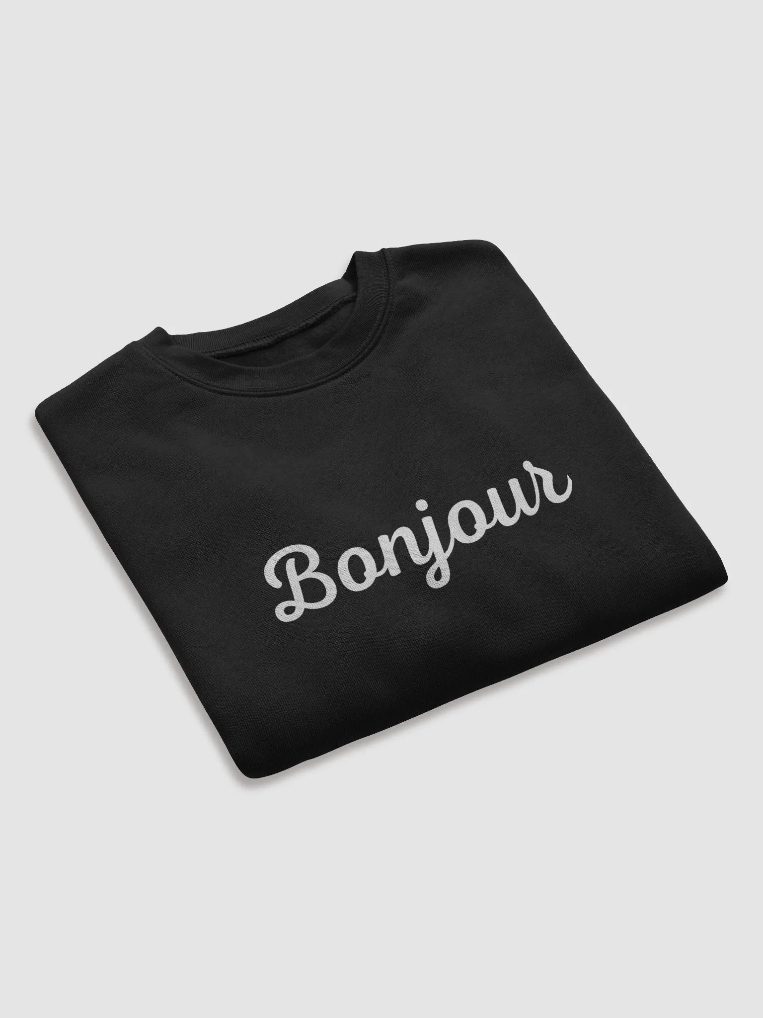 Bonjour Cropped Sweatshirt product image (7)