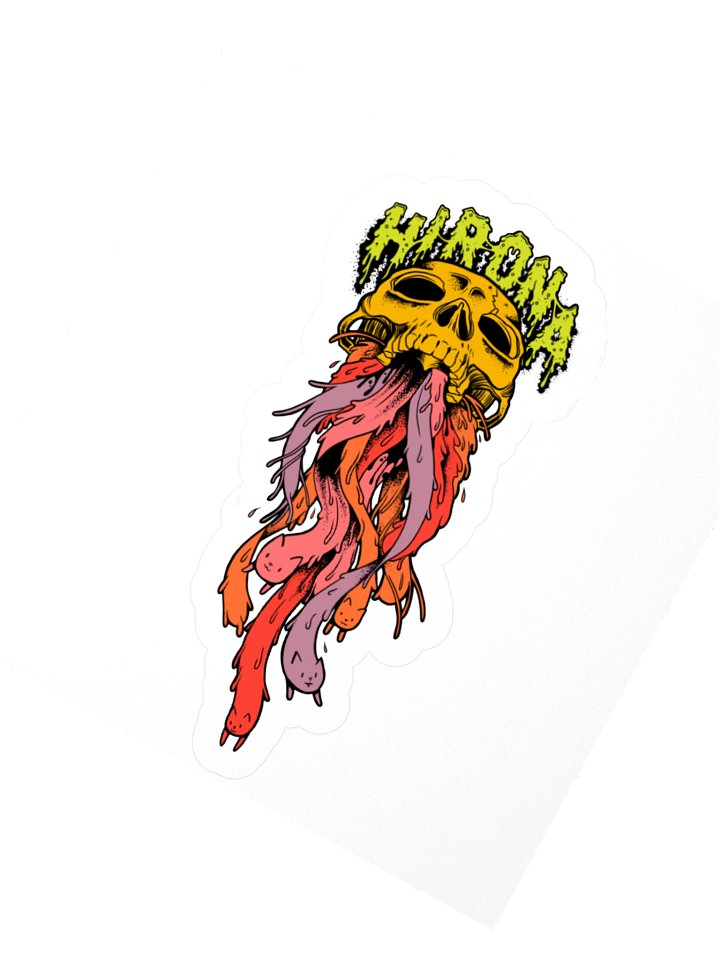 Skull Cat Sticker product image (2)