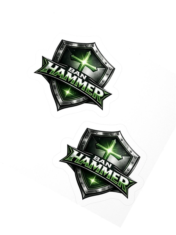 Ban Hammer Stickers product image (2)