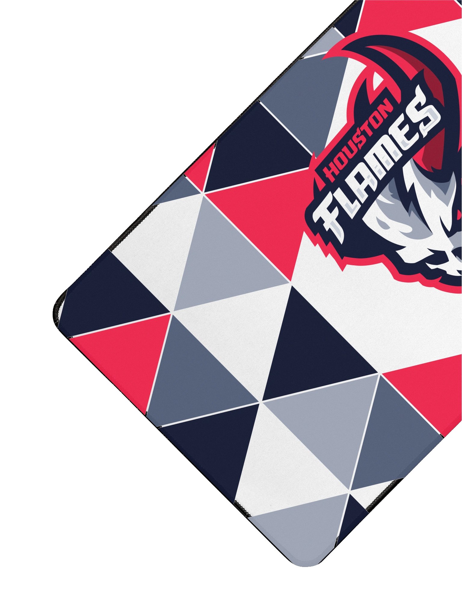 Houston Flames Geometric Desk Mat product image (3)