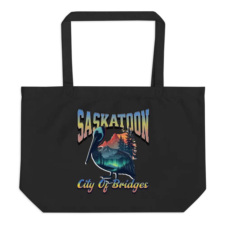 Saskatoon City Of Bridges Pelican Sunrise Eco Tote product image (1)
